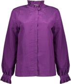-10% Geisha  Geisha Blouse purple stripe  maat XS, Verzenden, Nieuw, Paars
