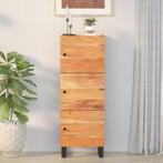 vidaXL buffetkast met 3 deuren 40x33x110 cm massief, Huis en Inrichting, Kasten | Buffetkasten, Minder dan 50 cm, Verzenden, 100 tot 150 cm