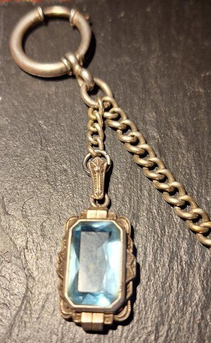 Antike 20,3 Gramm Silber Uhrenkette Uhrkette pocket watch, Sieraden, Tassen en Uiterlijk, Horloges | Heren