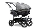 TFK Duo Ecco - Tweeling Combi Kinderwagen - Premium Grey