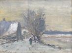Louis Apol (1850-1936) - Winters landschap, Antiek en Kunst