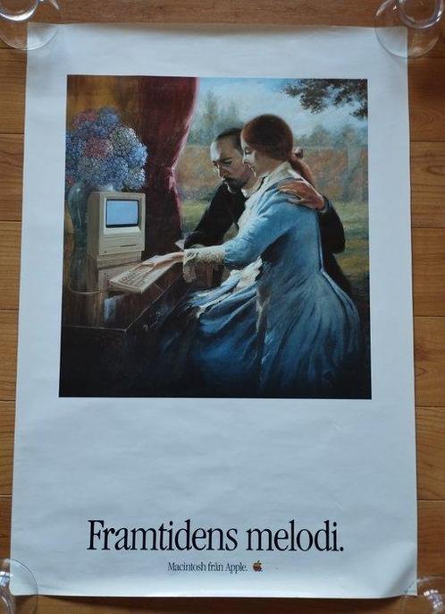 Erik Saxon - Framtidens Melodi. Macintosh Fran Apple. -, Antiek en Kunst, Kunst | Tekeningen en Foto's