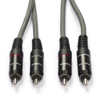 Tulp kabel | Nedis | 5 meter (Stereo, 100% koper), Audio, Tv en Foto, Audiokabels en Televisiekabels, Nieuw, Verzenden