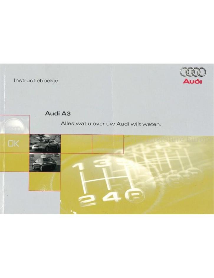 1996 AUDI A3 INSTRUCTIEBOEKJE NEDERLANDS, Auto diversen, Handleidingen en Instructieboekjes