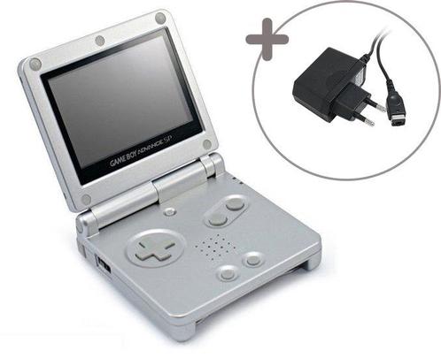 Gameboy Advance SP Silver, Spelcomputers en Games, Spelcomputers | Nintendo Game Boy, Zo goed als nieuw, Ophalen of Verzenden
