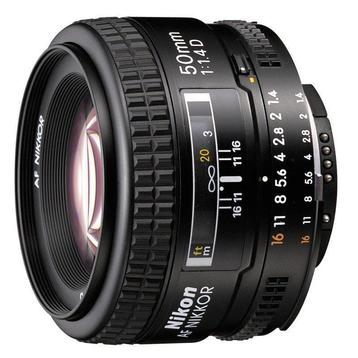 Nikon AF 50mm f/1.4 D objectief - Tweedehands beschikbaar voor biedingen