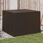vidaXL Tuinbox 291 L poly rattan bruin, Verzenden, Nieuw