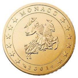 Monaco 50 Cent 2003 UNC, Postzegels en Munten, Munten | Europa | Euromunten, Verzenden