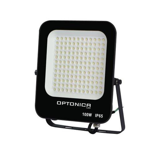 LED Bouwlamp - Floodlight | Basic serie | 100 Watt | Zwart, Doe-het-zelf en Verbouw, Bouwverlichting, 50 tot 200 watt, Ophalen of Verzenden