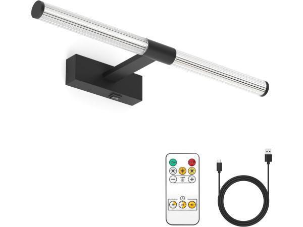 Veiling - Coinmit 50 cm draadloze ledlamp met afstandsbedien, Huis en Inrichting, Lampen | Wandlampen