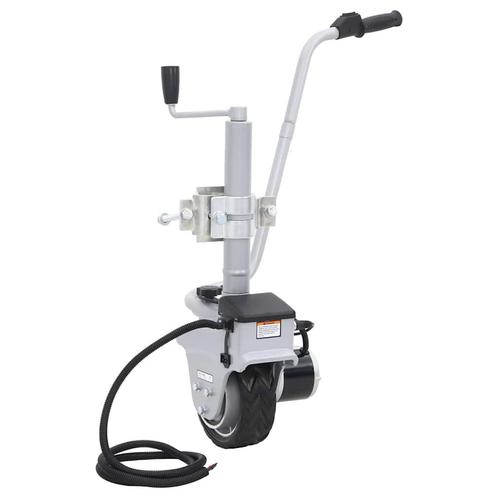 vidaXL Elektrotrekker gemotoriseerd 12 V 350 W aluminium, Auto diversen, Aanhangwagen-onderdelen, Nieuw, Verzenden