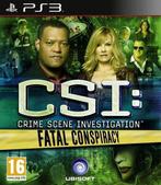 Playstation 3 CSI: Fatal Conspiracy, Spelcomputers en Games, Games | Sony PlayStation 3, Verzenden, Zo goed als nieuw