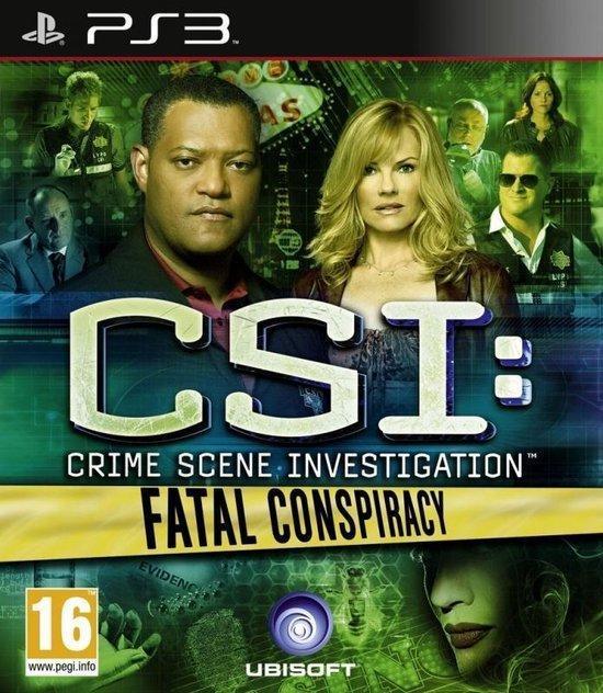 Playstation 3 CSI: Fatal Conspiracy, Spelcomputers en Games, Games | Sony PlayStation 3, Zo goed als nieuw, Verzenden