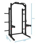 Muscle Power Basic Squat Rack - Zwart, Sport en Fitness, Verzenden, Nieuw