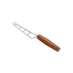Triangle Kaasmes Sense – 27 cm – RVS met Pruimenhouten H, Huis en Inrichting, Ophalen of Verzenden, Nieuw