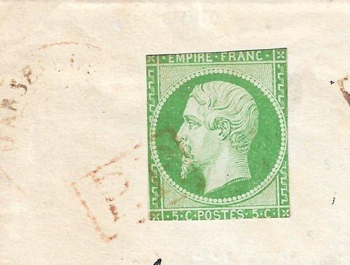 Frankrijk 1864 - Uniek, Empire 5 centimes groen, Postzegels en Munten, Postzegels | Europa | Frankrijk