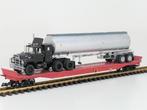 UNICAAT fur LGB / USA trains / Aristocraft Flachwagen mit..., Hobby en Vrije tijd, Modeltreinen | Overige schalen, Ophalen of Verzenden