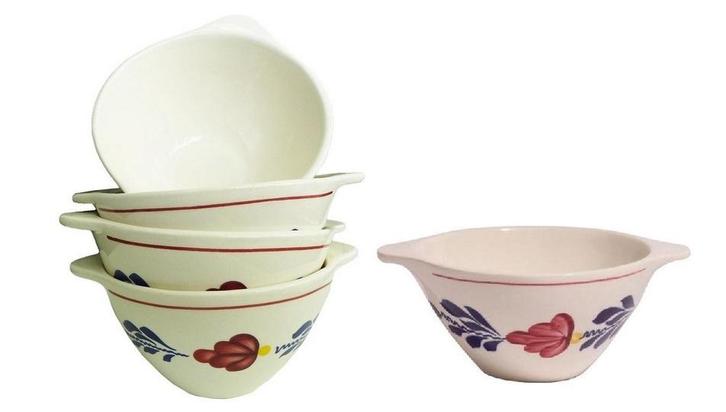 Boerenbont Soepkommen -  set van 4 stuks (Huishouden), Huis en Inrichting, Keuken | Servies, Nieuw, Verzenden