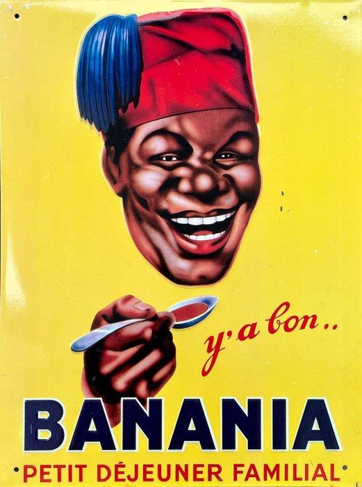 Editions Clouet - Reclame Banania - Reclamebord - Aluminium, Antiek en Kunst, Antiek | Wandborden en Tegels
