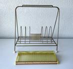 Plattofix - Rek - Messing, kunststof en hout - Twee vintage