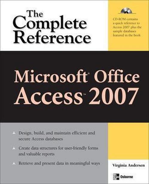 Microsoft Office Access 2007 9780072263503 Virginia Andersen, Boeken, Overige Boeken, Gelezen, Verzenden