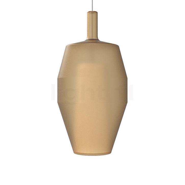Penta MoM Hanglamp, titaan/mosterd - 20 x 40 cm (Hanglampen), Huis en Inrichting, Lampen | Hanglampen, Nieuw, Verzenden