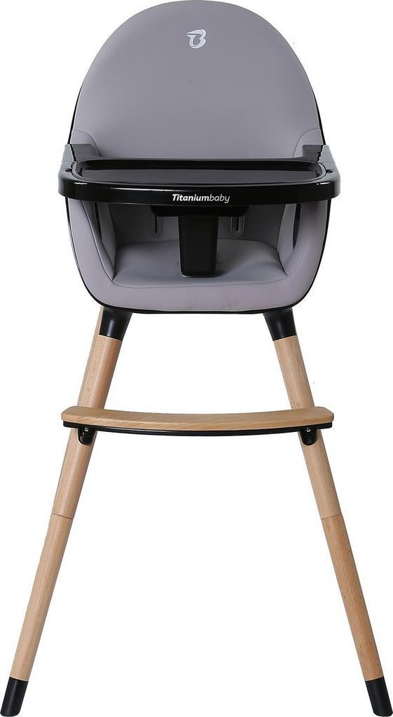 Titaniumbaby Kinderstoel Dayz Grey/Black, Kinderen en Baby's, Kinderstoelen, Verzenden