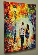 Olga Nowak (1956) - Lovers walk, Antiek en Kunst, Kunst | Schilderijen | Klassiek