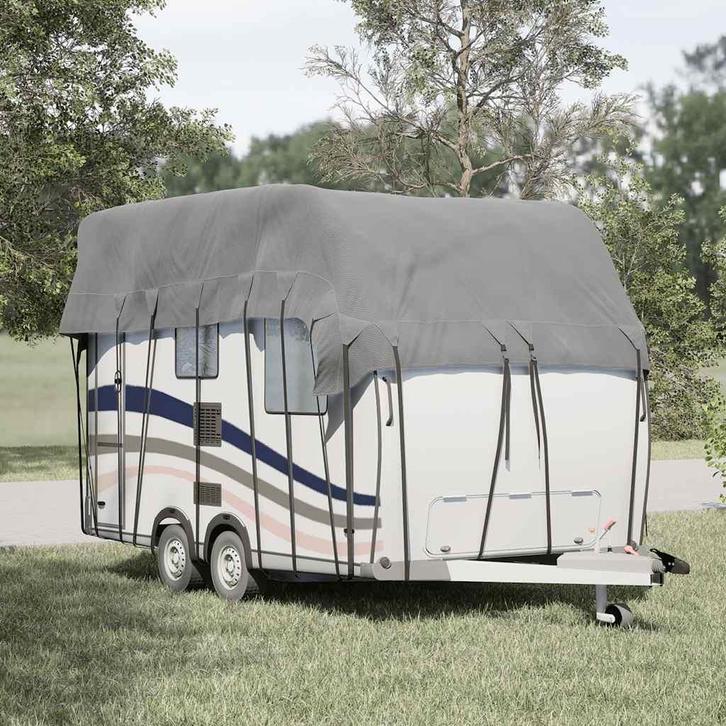 vidaXL Caravan dakbedekking 500x300 cm vliesvlies grijs, Auto diversen, Auto-accessoires, Nieuw, Verzenden