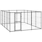 vidaXL Hondenkennel 14,52 m² staal, Verzenden, Nieuw