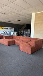 Holly U Bank 3 elementen donker oranje brique hoekbank sofa, Ophalen, Hoekbank, Brique U Bank, Vierpersoons of meer