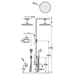 Regendoucheset Tres Clasic Inbouw Plafondarm Elektronische, Doe-het-zelf en Verbouw, Ophalen of Verzenden, Nieuw