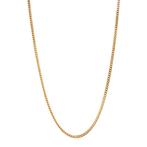Gouden lengtecollier gourmet 70.5 cm 14 karaat, Verzenden, Zo goed als nieuw, Goud, Goud