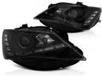 Koplampen Seat Ibiza 6J 12-15 LED DRL-Look Zwart, Ophalen of Verzenden, Nieuw