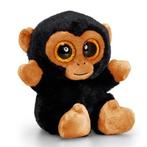 Keel Toys pluche chimpansee knuffel bruin/zwart 15 cm - Kn.., Kinderen en Baby's, Speelgoed | Knuffels en Pluche, Ophalen of Verzenden