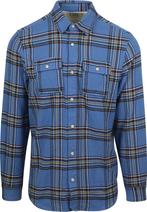Scotch and Soda Flanel Overhemd Blauw maat XL Heren, Verzenden, Nieuw, Blauw, Scotch and Soda