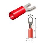 Tirex automotive Vorkkabelschoen M6 ROOD geïsoleerd,, Auto diversen, Ophalen of Verzenden, Nieuw