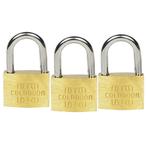 Stahlex Set van 3 hangsloten - 20 mm - niet gelijksluiten..., Ophalen of Verzenden, Nieuw