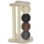 Krabpaal Met Platform, Krabpaal Met 2 Sisalpalen En 4 Sisalb, Dieren en Toebehoren, Katten-accessoires, Verzenden, Nieuw