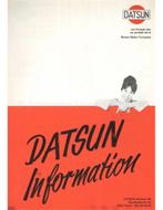1967 DATSUN PROGRAMMA BROCHURE DUITS | FRANS, Nieuw, Nissan, Author