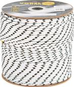 Touw op rol - 4mm - 400 meter - Wit/zwart, Ophalen of Verzenden, Nieuw