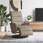 vidaXL Massagestoel verstelbaar met voetensteun kunstleer, Huis en Inrichting, Fauteuils, Verzenden, Nieuw