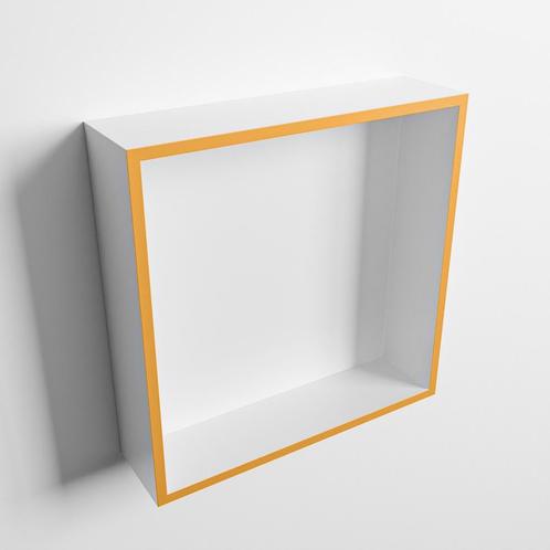MONDIAZ EASY Nis 29,5x29,5cm in solid surface kleur Ocher |, Doe-het-zelf en Verbouw, Sanitair, Bad, Nieuw, Ophalen of Verzenden