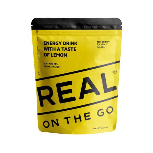 Energy Drink Taste of Lemon - Real on the Go, Diversen, Levensmiddelen