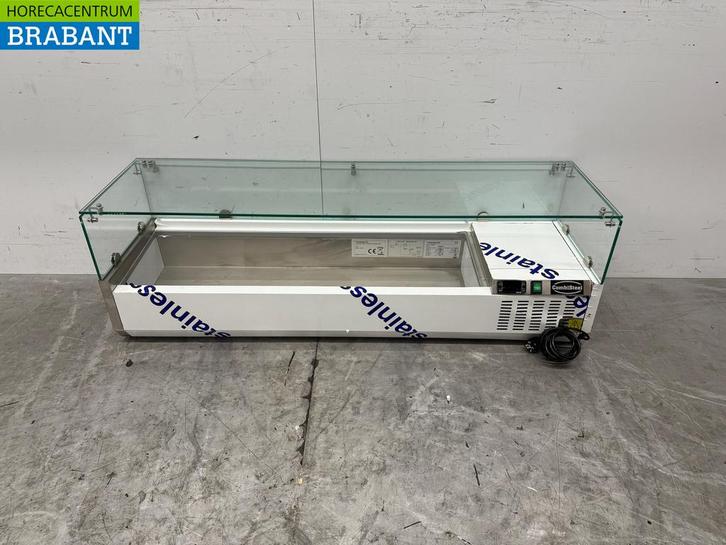 RVS Combisteel Opzetvitrine Opzet koelvitrine saladière 5 x, Zakelijke goederen, Horeca | Keukenapparatuur, Nieuw zonder verpakking