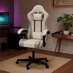 Gamingstoel / Bureaustoel HyperSeat - Beige / Lichtgrijs, Huis en Inrichting, Verzenden, Nieuw