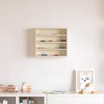 vidaXL Muurdisplaykast met plank Beige 40 x 8,5 x 37 cm, Huis en Inrichting, Woonaccessoires | Wandplanken en Boekenplanken, Verzenden