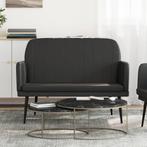 vidaXL Bankje 107x80x81 cm kunstleer zwart, Verzenden, Nieuw, Leer, Minder dan 150 cm