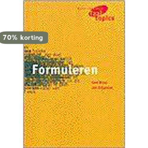 Taaltopics Formuleren 9789001163914 BRAAS, Boeken, Studieboeken en Cursussen, Zo goed als nieuw, Verzenden