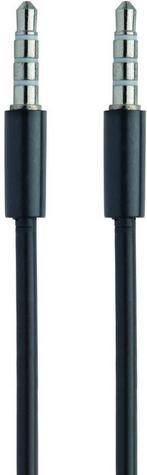 1 meter Jack Aux kabel kleur zwart voor iPhone, iPad, iPod,, Nieuw, Verzenden
